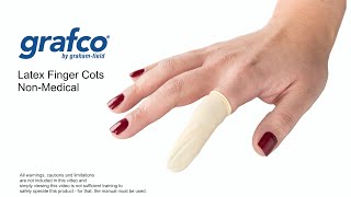 Product video: Graham-Field Latex Finger Cots - Medium & Large