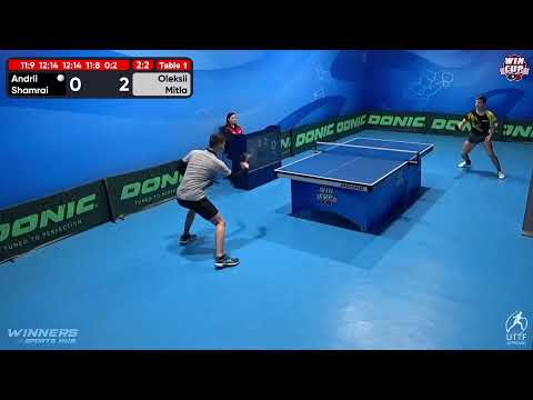 23:30 Andrii Shamrai 2-3 Oleksii Mitla West 5 WIN CUP 17.12.2022 | TABLE TENNIS WINCUP