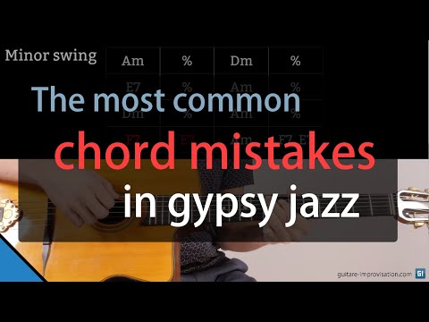 The most common chord mistakes in Gypsy Jazz (that you'll never make again)
