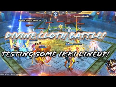Saint Seiya: Awakening - Trying some Different Lineup for Divine / God Ikki! VS Divine Seiya Lineup!