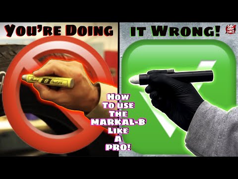 HOW TO USE THE MARKAL-B Paint Stick LIKE A PRO!  Graffiti Paint Stick Tool, 102 Holder Review