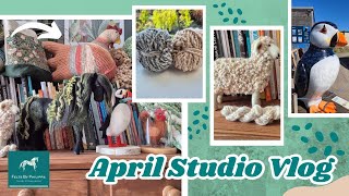 🦭🐧 STUDIO VLOG #51 // In search of puffins, trip to The Threshing Barn, a Kelpie, a chicken & more!!