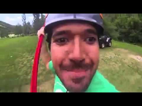 Amazing Human Slingshot at Party!