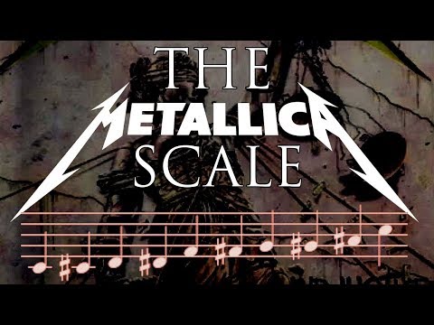 How To Write Metal Riffs using the METALLICA SCALE - Composition / Guitar Lesson