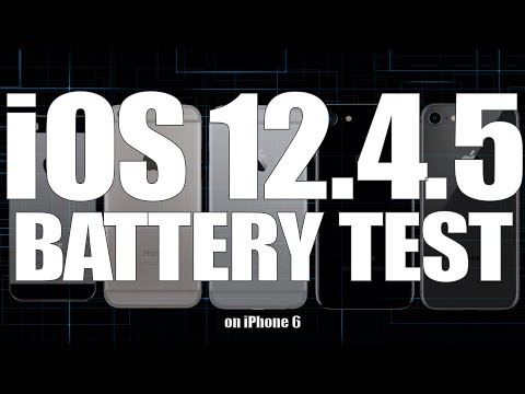 iOS 12.4.5 Battery Life / Performance Test