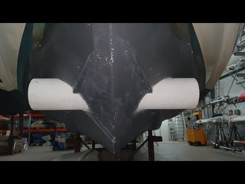 Korte impressie van het inbouwen van een boeg en hekschroef