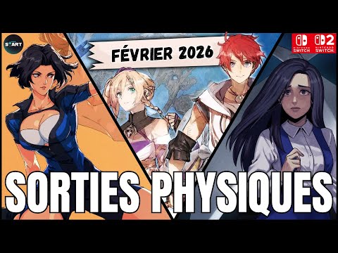 📆 Sorties physiques sur Nintendo Switch 1 & 2 - Février 2026 (Europe, limités, LRG, imports) 📆