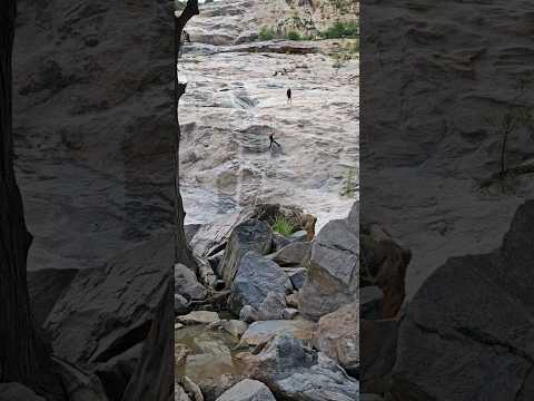 rapel na cachoeira de Santa Helena,  Santa Luzia - PB