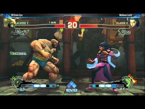 USF4 EVO 2014  Losers Semifinal - Meltdown Louffy vs. SnakeEyez