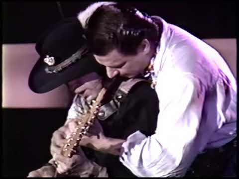 Stevie Ray Vaughan and Jimmie Vaughan - New Orleans Jazz Festival 1987