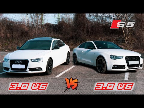 AUDI S5 vs AUDI A5 🚗 3.0 V6 vs 3.0 V6 💥 #mitmegyszázon