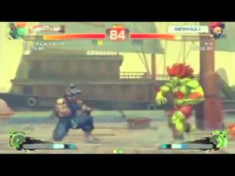Super Street Fighter 4 AE v.2012 \\\  Japanese Match #5 - BLANKA vs AKUMA \\\