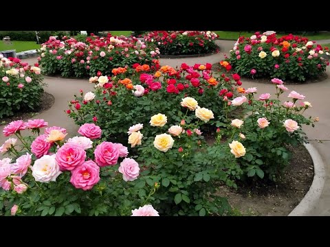 ⚘️🌹The Most Beautiful Rose Garden 🌹 | Relaxing Garden Tour