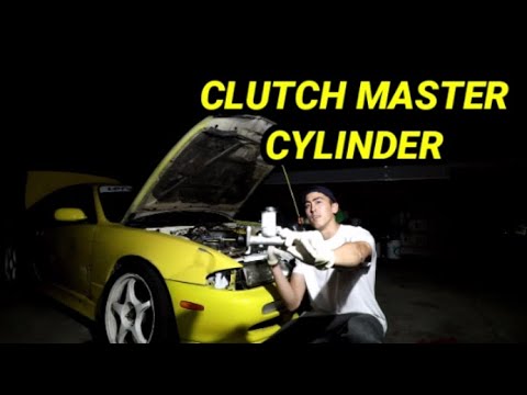 240sx CLUTCH MASTER CYLINDER REPLACEMENT