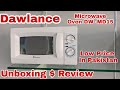 #Dawlance #Microwave #Oven #Model #DW MD-15 #Unboxing #Review #Price #In #Pakistan #White #Color