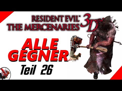 All enemies and bosses from Resident Evil: The Mercenaries 3D - Resident Evil Lore