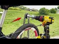 I Installed a Drill on My Bicycle, and It Became Lightning Fast! Everyone Was Amazed!