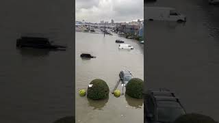 Christmas Week Storm Floods Edgewater, New Jersey