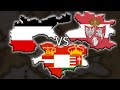 German Empire Vs Austria-Hungary Vs Poland-Lithuania - HOI4 Timelapse 2022