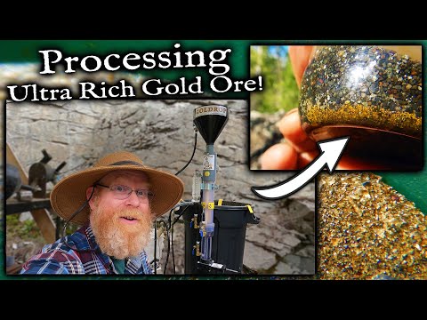 A pile of GOLD in this hard rock crush *Gold Drop Test*