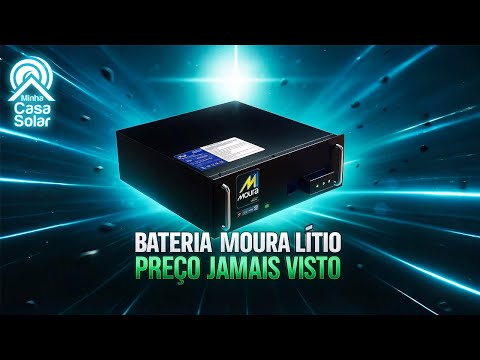 Nova Bateria de Lítio Moura 4,8kWh | Leve, Durável e Pronta pro Off-Grid!