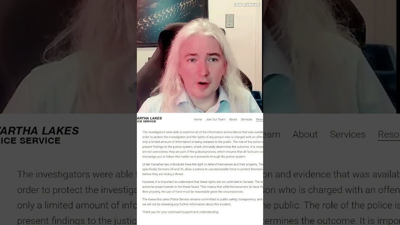 Lawyer Ian Runkle Rebuts Police Statement