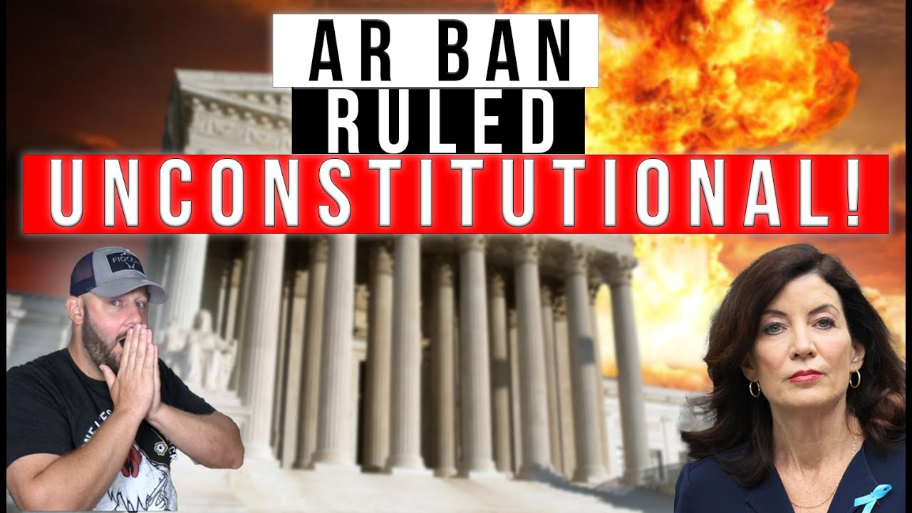 BREAKING! AR Bans RULED UNCONSTITUTIONAL!  This IS A BIG ONE!!!