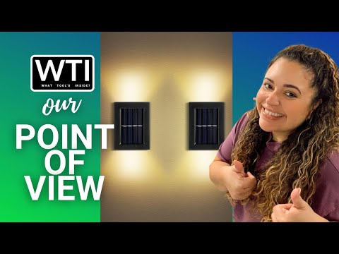 JHBOX Solar Wall Lights - WTI product video review