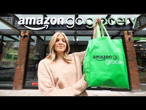 Inside The NEW Amazon GO CASHIERLESS Grocery Store