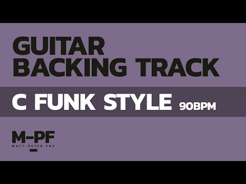 FUNK STYLE GUITAR BACKING TRACK C