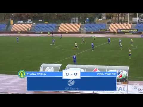 Elana Toruń - Wda Świecie 3:2 (3:1) / SKRÓT / III liga gr. 2 [28.10.2017]