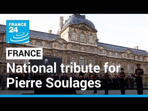 France hosts national tribute ceremony for artist Pierre Soulages • FRANCE 24 English