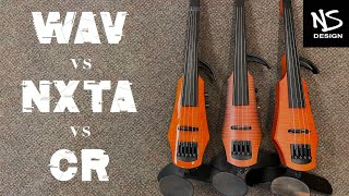 Video thumbnail for NS Design Violin Comparison WAV vs NXTa vs CR by Electric Violin Shop