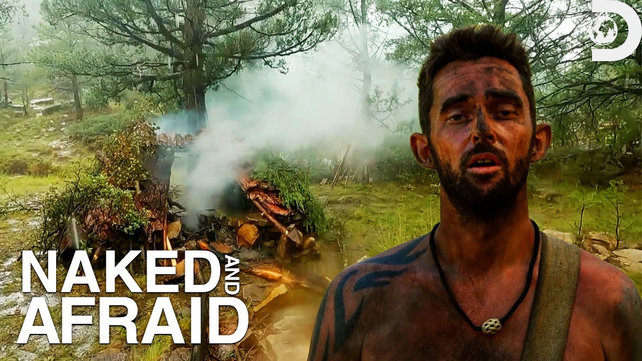 Sam og Lilly oplever deres første regnstorm! | Naked and Afraid