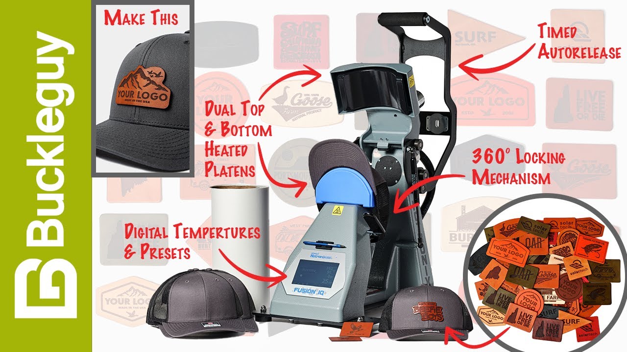 How to apply patches to hats with the Stahls' Hotronix 360 IQ Cap Press