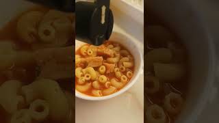 Macaroni Pasta in Tomato Soup ASMR #asmr #food #shorts