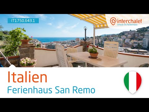 IT1750.643.1 ** - Ferienhaus für 4 Personen, San Remo, Ligurien Riviera Ponente, Italien