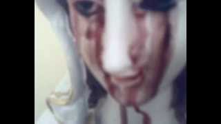 Mother mary crying for us - Tears of blood