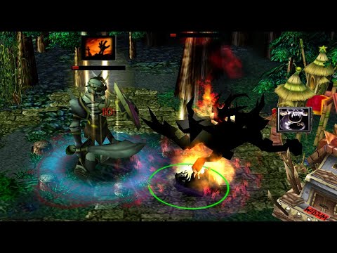 DOTA SHADOW FIEND vs SKELETON KING: LATE GAME FIGHT! (HARD)