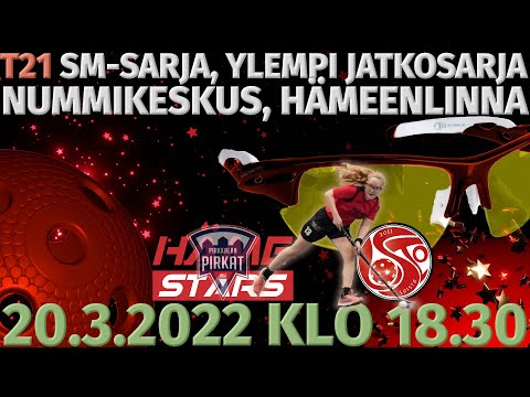 T21 SM, Ylempi jatkosarja. Pirkat/Häme Stars - FBC Loisto. Nummikeskus, Hämeenlinna. 20.3.2022