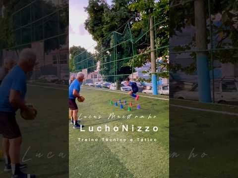 Lucas Maestrinho com Lucho Nizzo