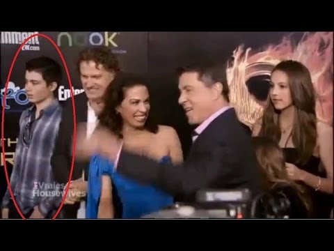 The Hunger Games Killer Elliot Rodger on the red carpet for Hunger Games Premiere 2012