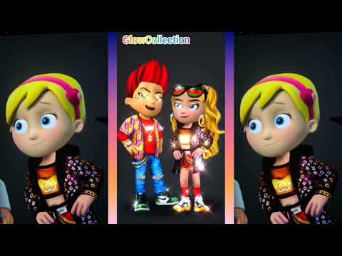 Ryder Pawpatrol And Katie Paw Patrol Glow Up Bad Boy, Bad Girl - Pawpatrol Art