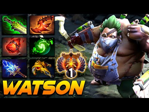 Watson Pudge TOP 1 Rank - Dota 2 Pro Gameplay [Watch & Learn]