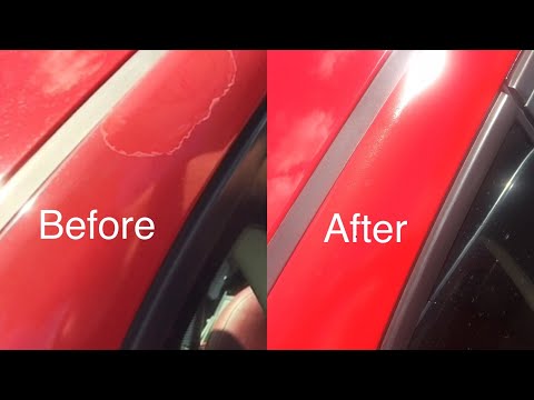 How to repair clear coat peel