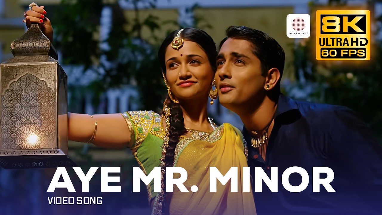 Aye Mr. Minor 8K 60FPS Video Song | Kaaviyathalaivan | A.R.Rahman | Siddharth, Prithviraj