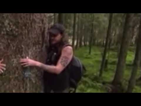 Fenriz hugs a tree