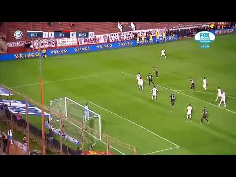Gol de palacios a huracan - River plate 4 - huracan 0. 6ta fecha SAF 2019/20