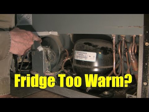 How to investigate and fix a fridge that is too warm