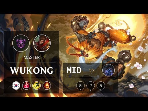 Wukong Mid vs Sylas - KR Master Patch 9.10